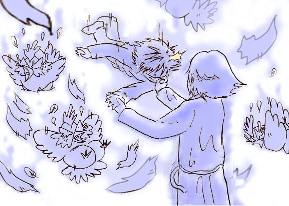 Z was helped by .....  ���@���ꍇ�ɂ���Ă̂���́���l�̗́�